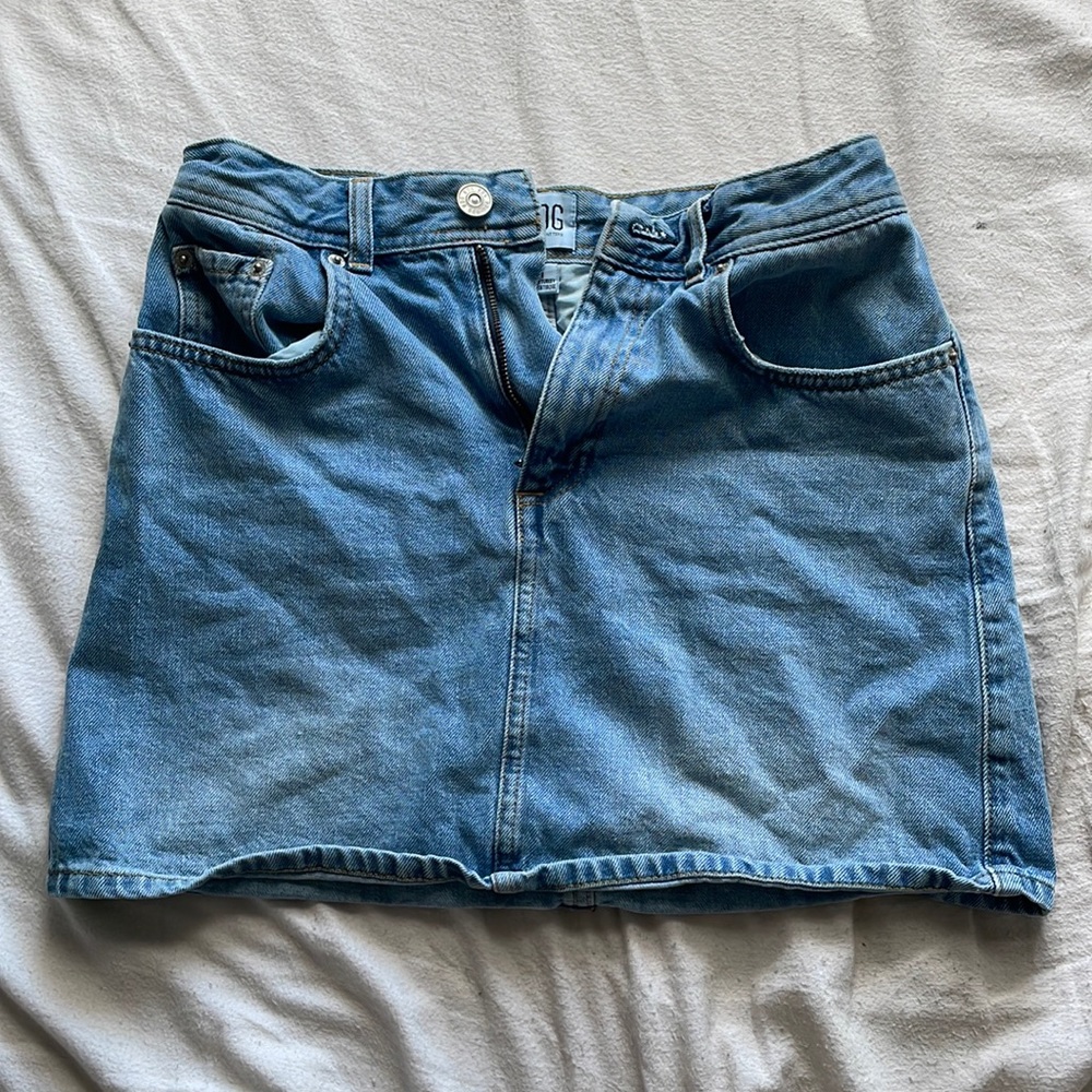 BDG Urban Outfitters Denim Jean Blue MinI Skirt Never Worn